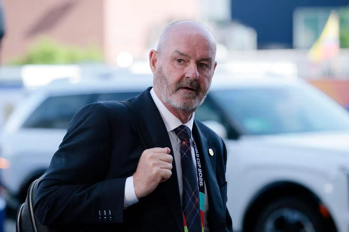 Soccer Football - FIFA World Cup 2026 - Group C - Scotland v Morocco - Boston Stadium, Foxborough, Massachusetts, U.S. - June 19, 2026 Scotland manager Steve Clarke arrives at the stadium before the match REUTERS/Brian Snyder