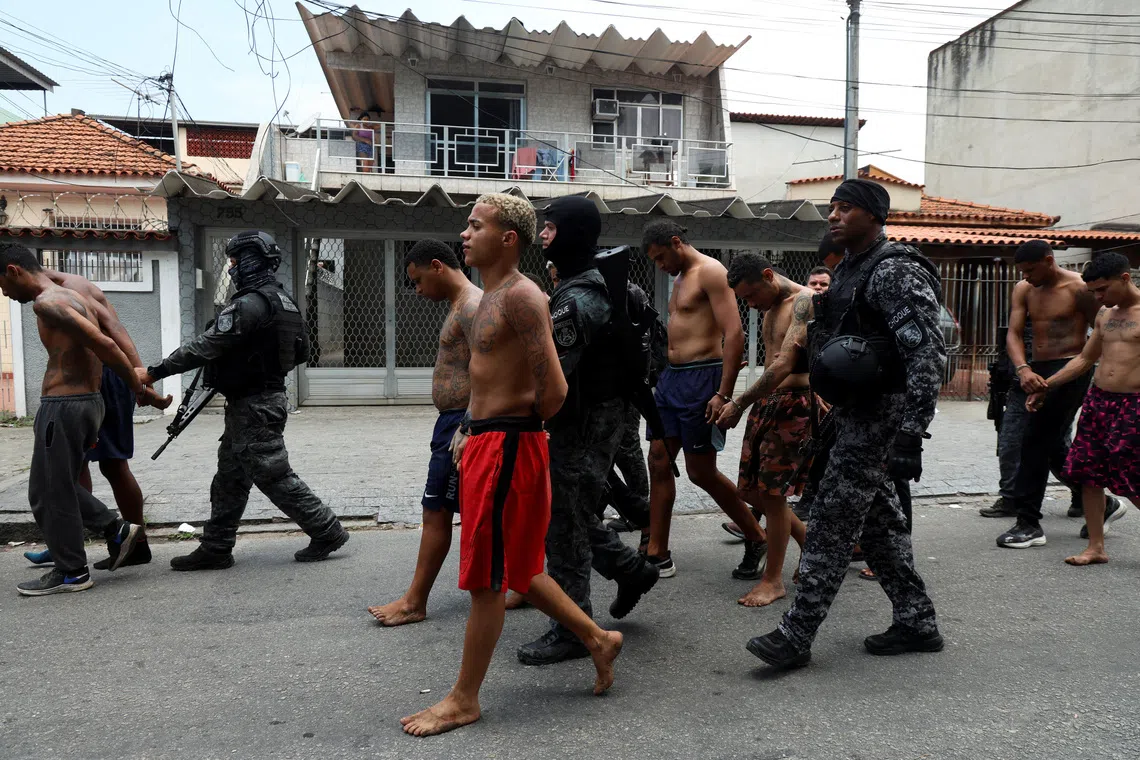 Over 40 bodies seen in street after Rio's deadliest police operation ahead  of COP30 climate summit | The Straits Times