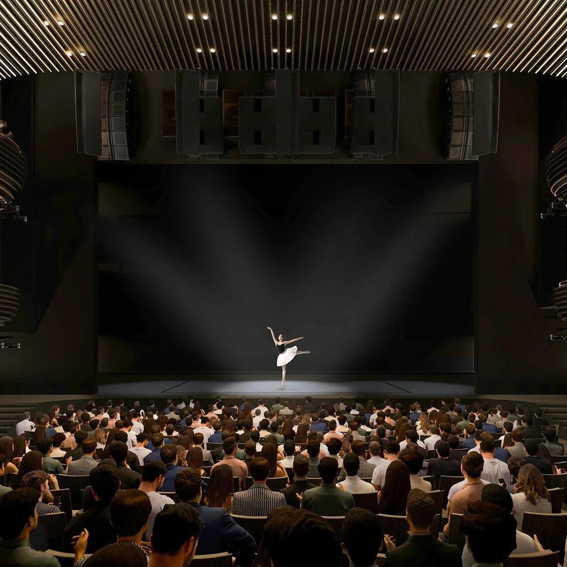 Artist’s impression of a new 1,000-seat theatre and contemporary art museum, slated to open at the yet-to-be-named redeveloped Tanglin Shopping Centre by 2030.