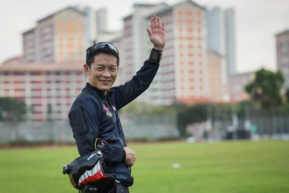 MWO Leonard Tan is the most experienced Red Lion this year, with 3,020 jumps over a 25-year career.