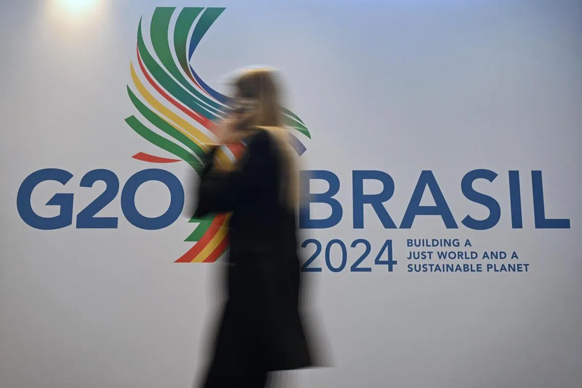 The risk of an escalation in the war in Ukraine and the prospect of a return of US President-elect Trump’s isolationist “America First” policies also dominated the talks in Brazil.