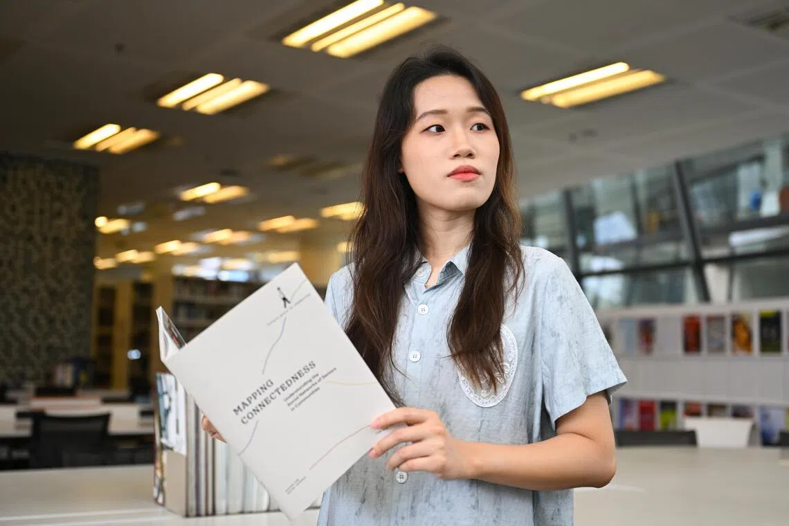 Tiew Fang Kee, a multidisciplinary designer who undertook the BA (Hons) Design for Social Futures programme, photographed at Lasalle College of the Arts on July 15.