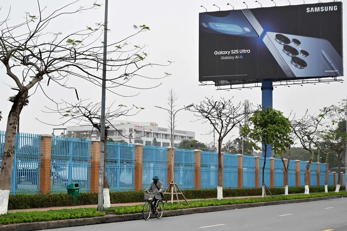Vietnam is home to large manufacturing operations of tech firms such as Apple and Samsung.