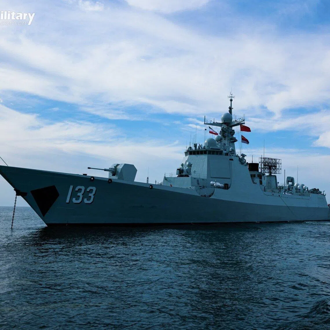 A naval task group led by guided-missile destroyer Baotou will sail through the Bashi Channel to conduct drills in the Western Pacific.