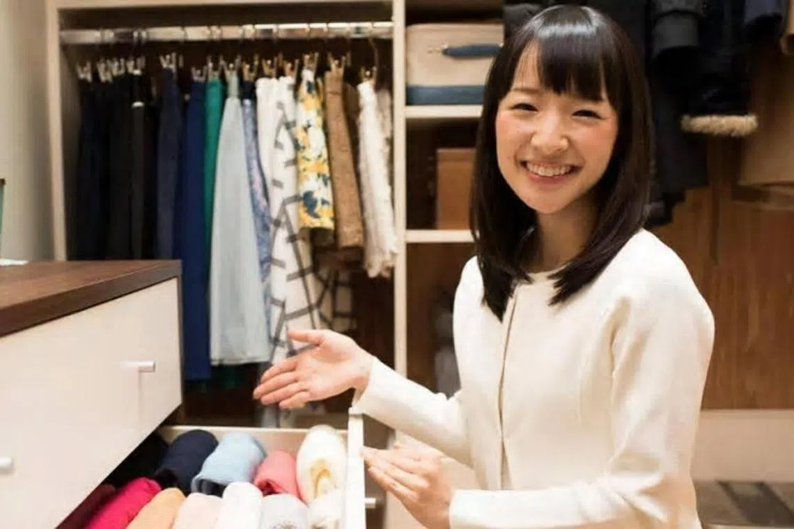 Marie Kondo rose to fame for encouraging people to organise their homes and minds using the KonMari method.