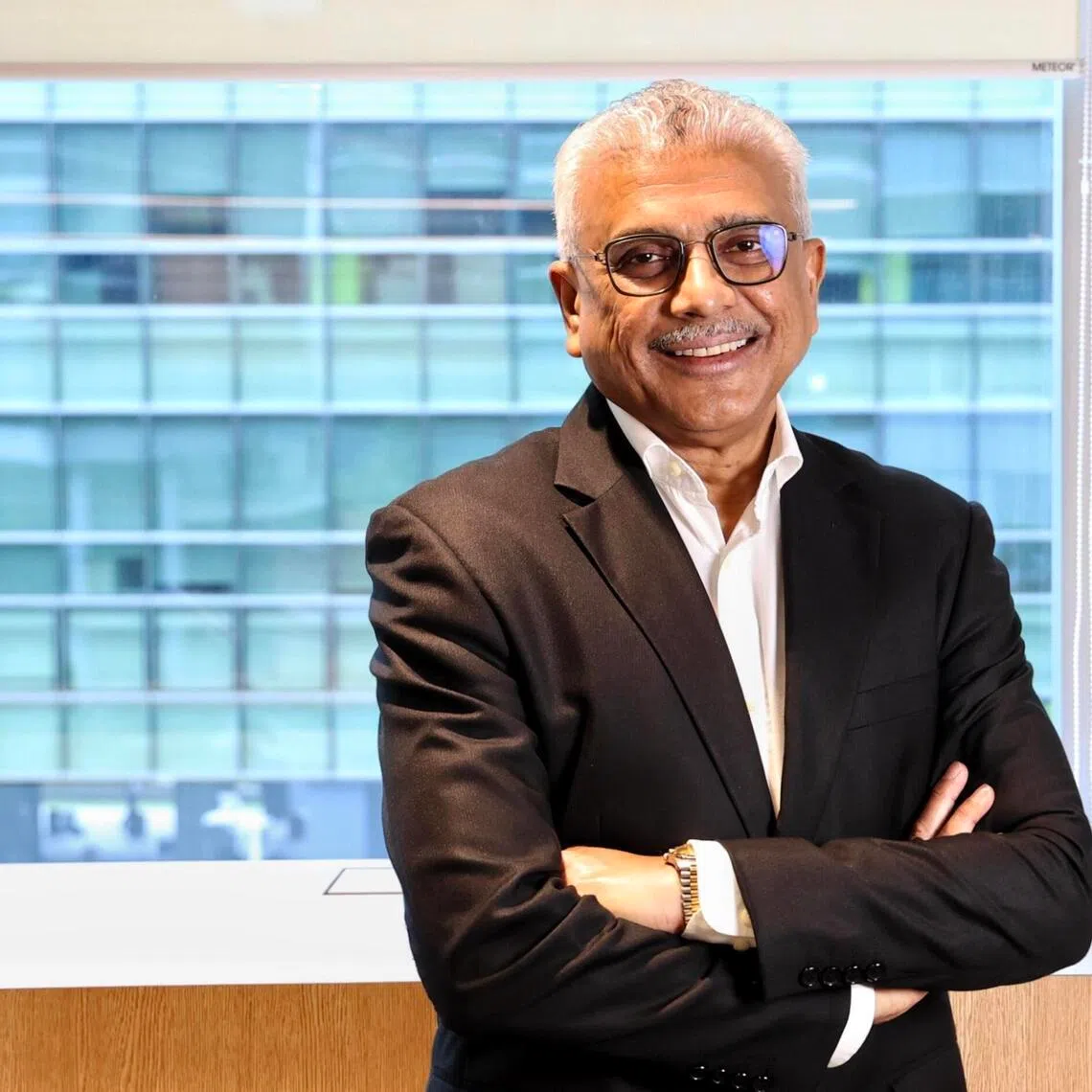 Dr Prem Kumar Nair, Group Chief Executive Officer of IHH Healthcare at 1 Harbourfront Place, #03-02 Harbourfront Tower One on 4 December 2025.