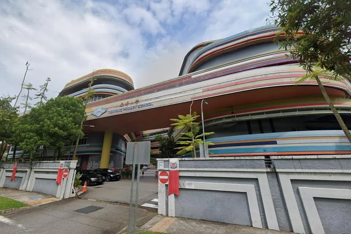 Nanyang Primary School principal Wong Li Peng said the mask-wearing was a precautionary measure.