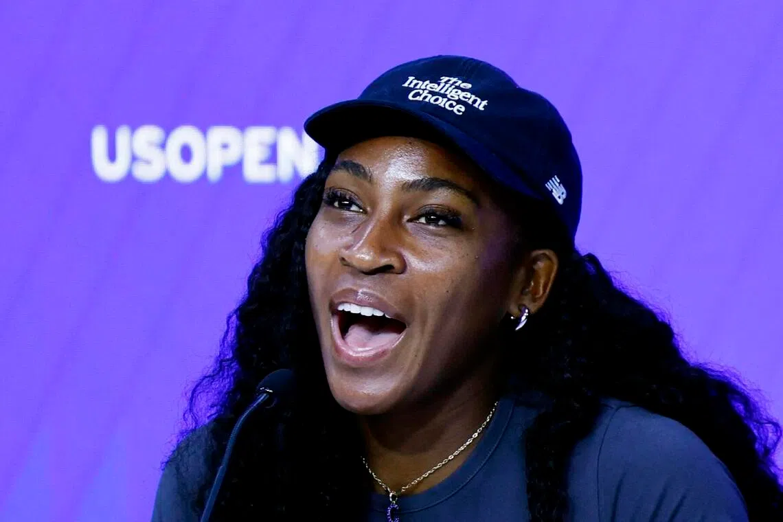 Coco Gauff’s comments came a day after her mother posted a message on Instagram telling family and friends to stop asking for free tickets to the US Open.