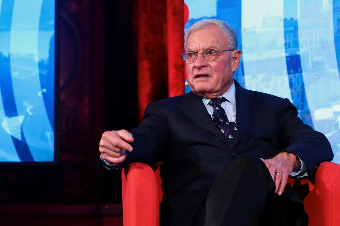 U.S. Special Envoy for Ukraine Keith Kellogg speaks at the Brussels Forum in a panel on Euro-Atlantic security and Ukraine in Brussels, Belgium June 12, 2025.  REUTERS/Yves Herman/File Photo