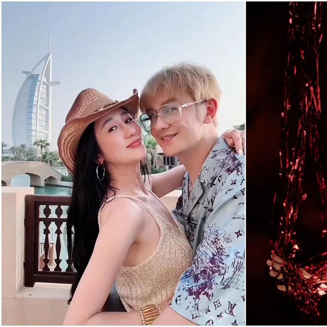 Benny Chan and his wife Lisa Jiang said they had reached Hong Kong safely. Chinese actress Dilraba Dilmurat (right) also updated her safety on social media.