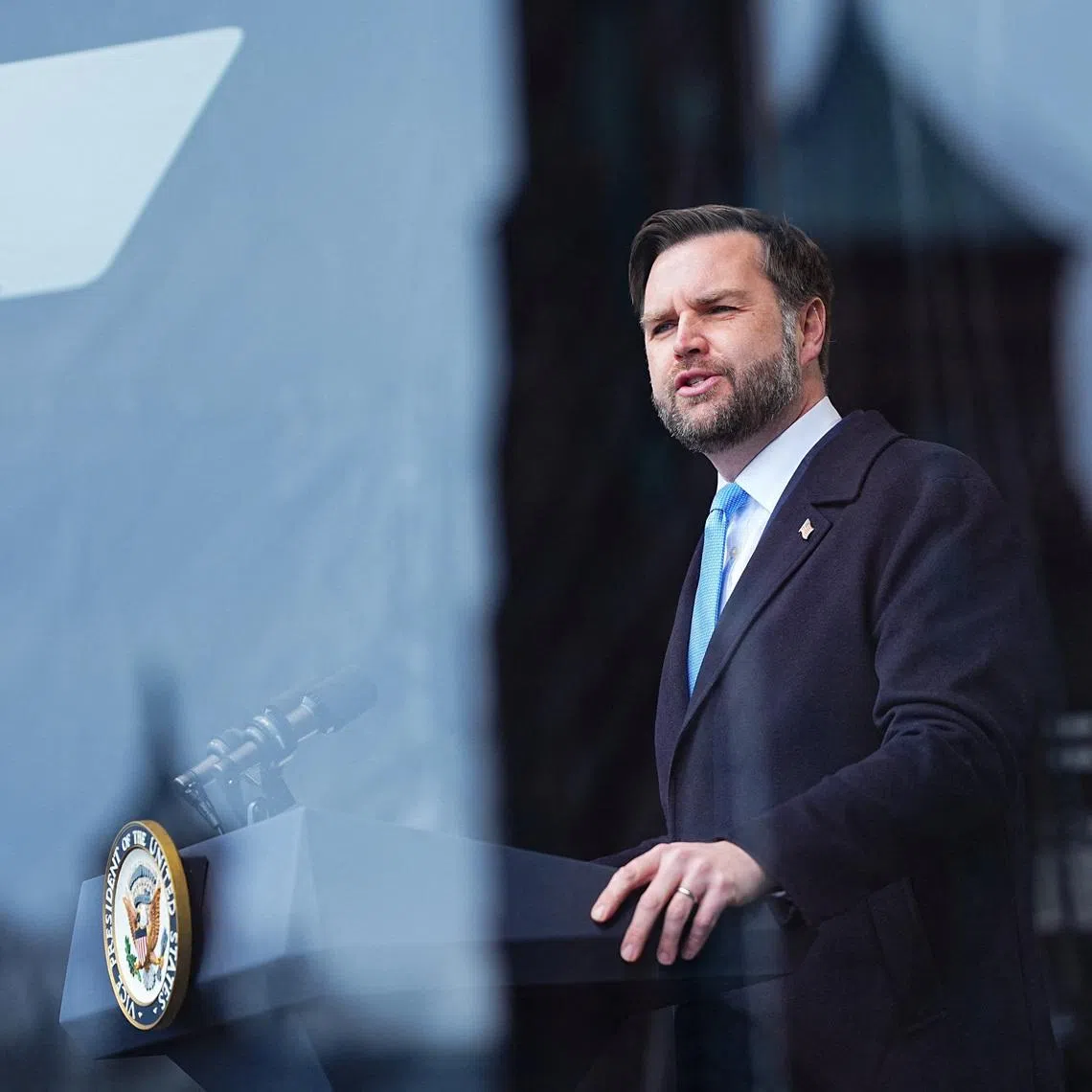 U.S. Vice President JD Vance speaks during the annual \"March for Life\" in Washington, D.C., U.S., January 23, 2026. REUTERS/Aaron Schwartz