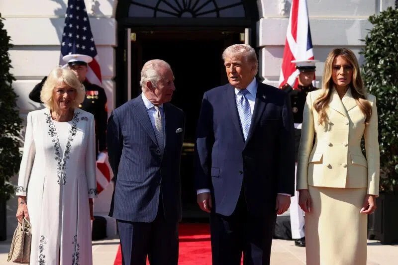 Britain’s King Charles arrives in US for state visit amid differences over Iran war