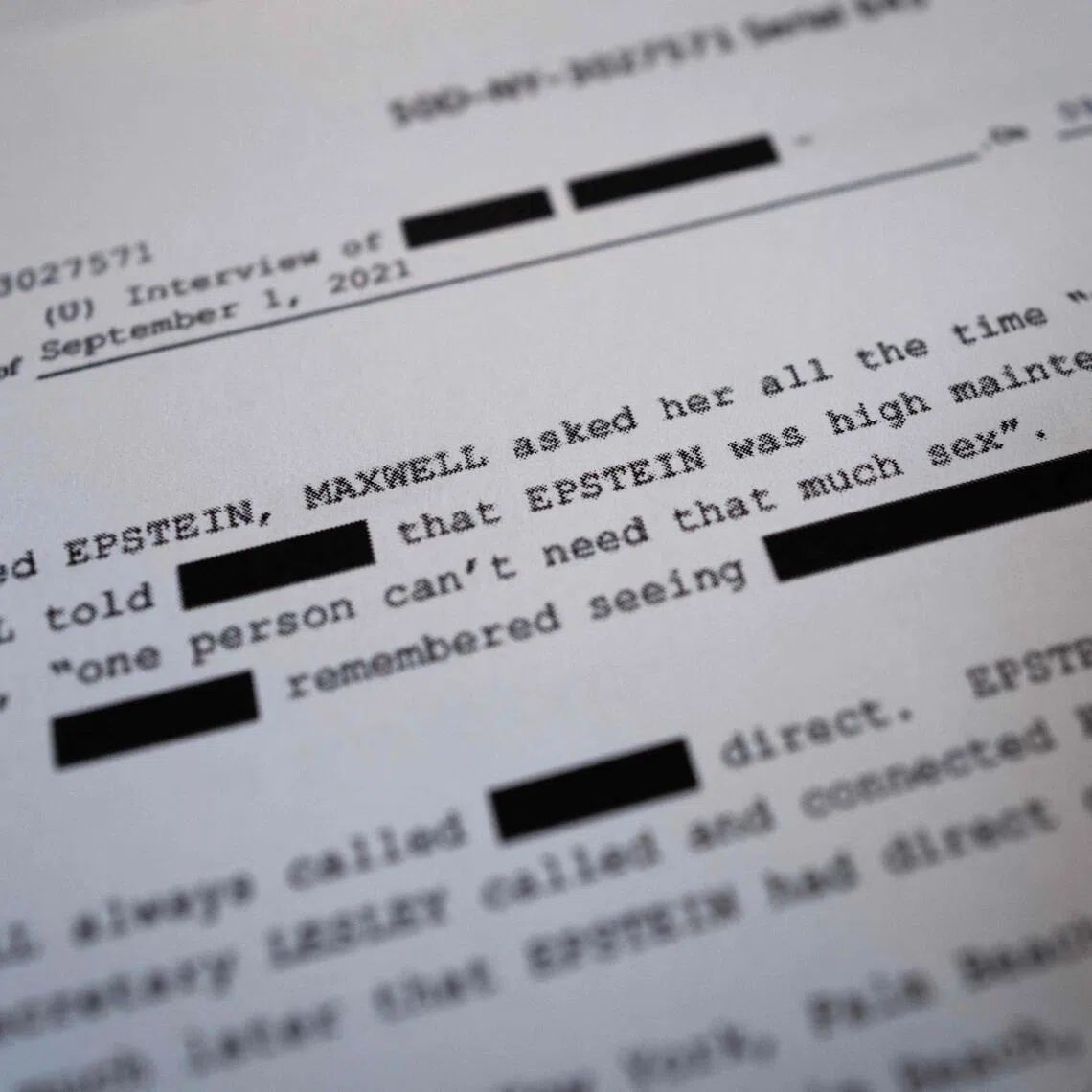 A letter said officials moved to redact materials to protect victims privacy and for other specific reasons allowed for by the law.