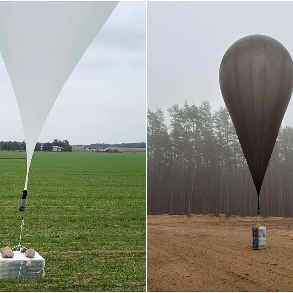 Suspected balloons in Lithuanian airspace has forced Lithuania to halt flights. 