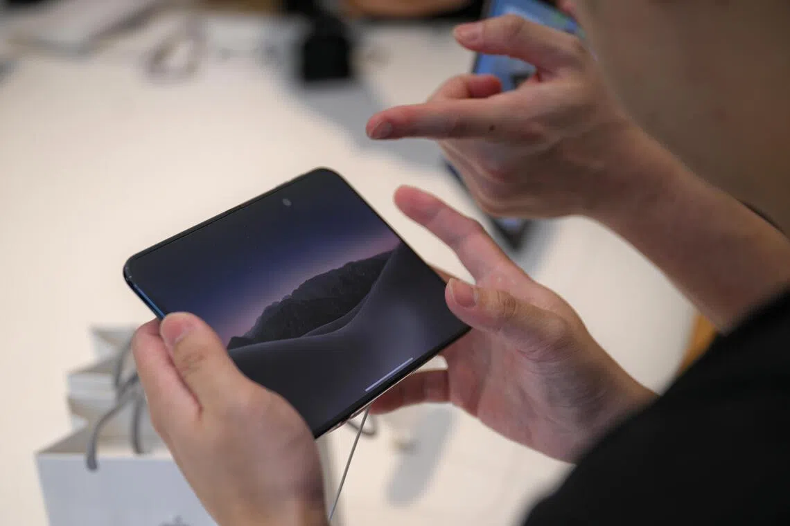 Among the highest prices listed on the platform was $6,899 for a Night Sky-coloured phone with 2TB of storage.