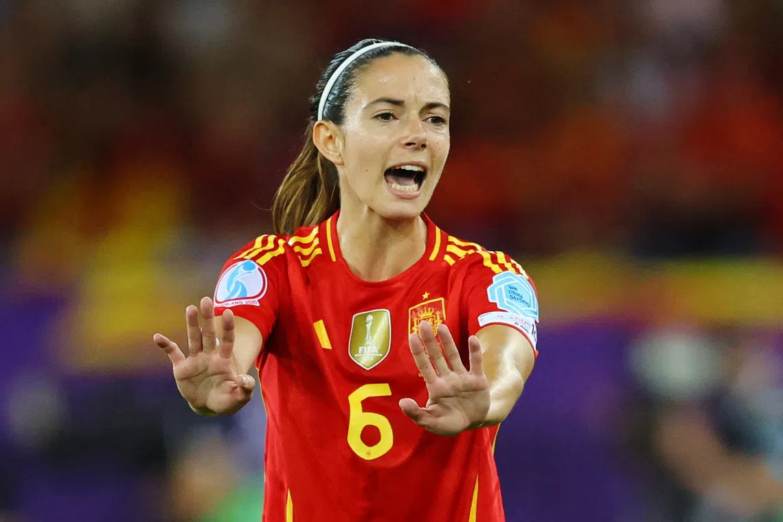 Soccer Football - UEFA Women's Euro 2025 - Semi Final - Germany v Spain - Stadion Letzigrund, Zurich, Switzerland - July 23, 2025 Spain's Aitana Bonmati reacts REUTERS/Denis Balibouse