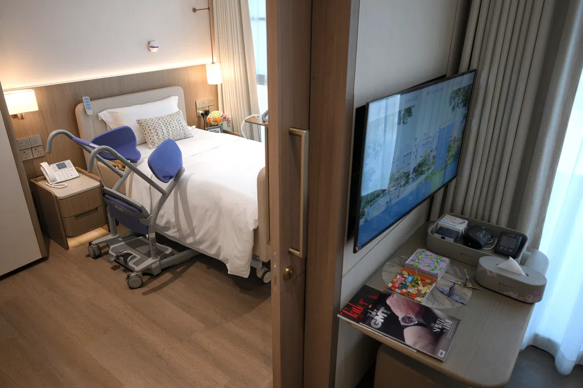 An apartment in Perennial Living, Singapore’s first private assisted living development.