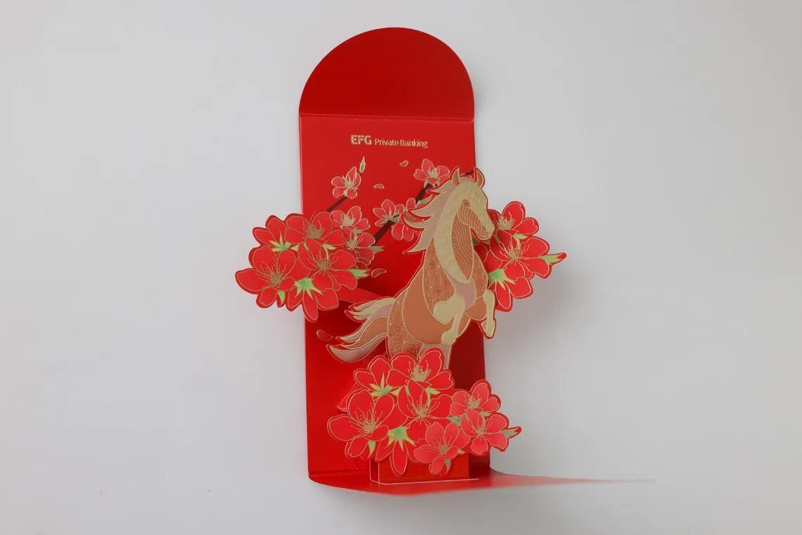 Pacote vermelho da EFG.