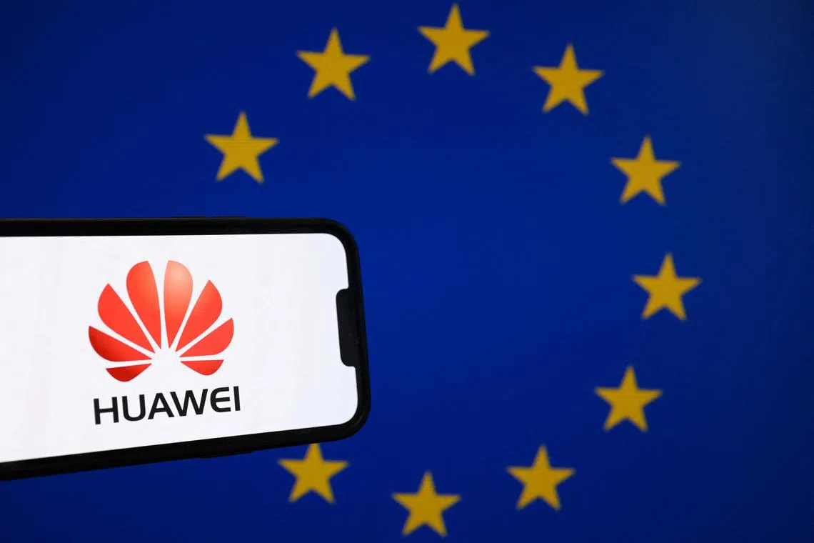 A Belgian newspaper and an investigative website said the EU probe was linked to Chinese tech giant Huawei and its activities in Brussels since 2021.