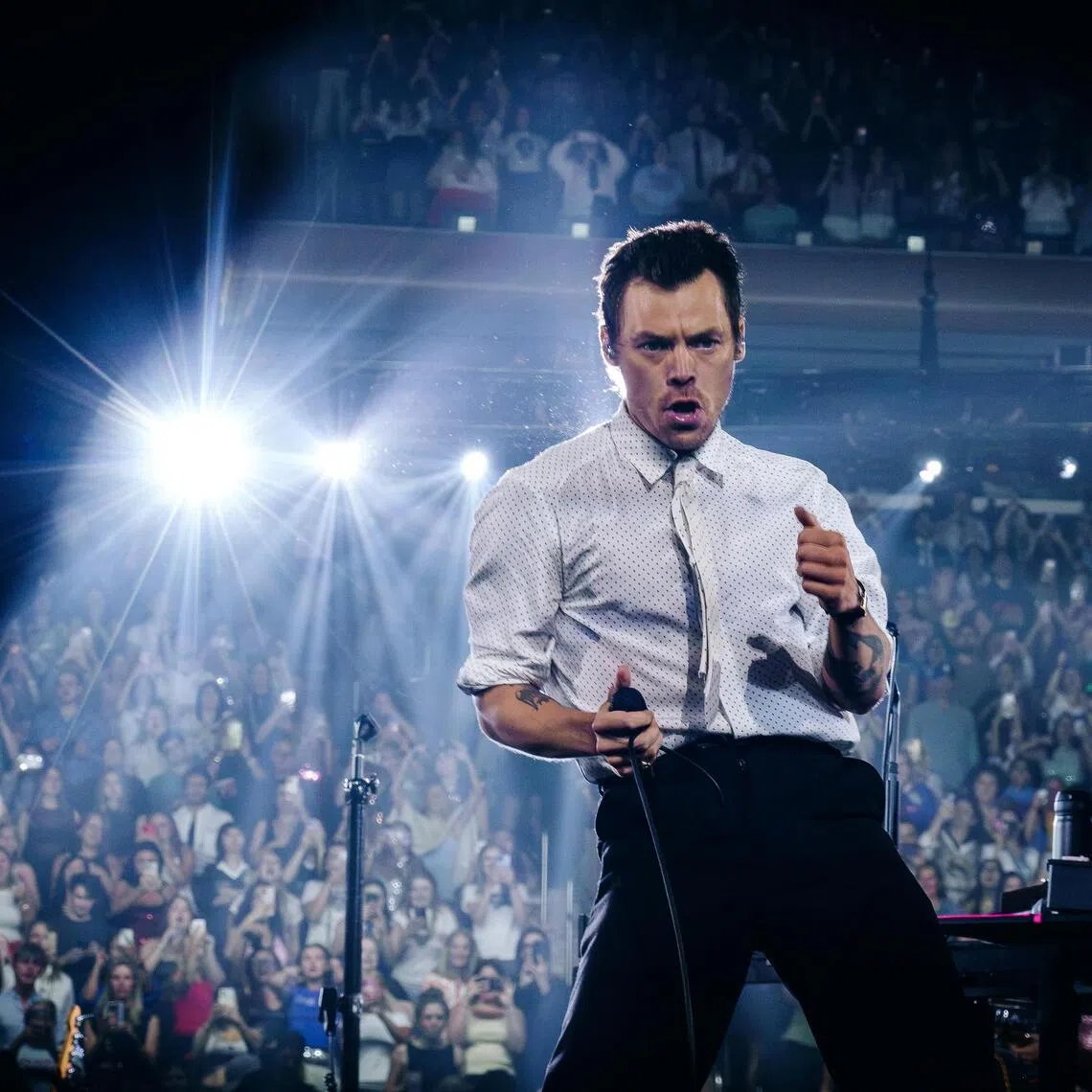 Harry Styles performs at Madison Square Garden in New York on Aug 26.
