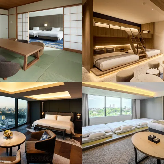 Best spacious hotels in Tokyo