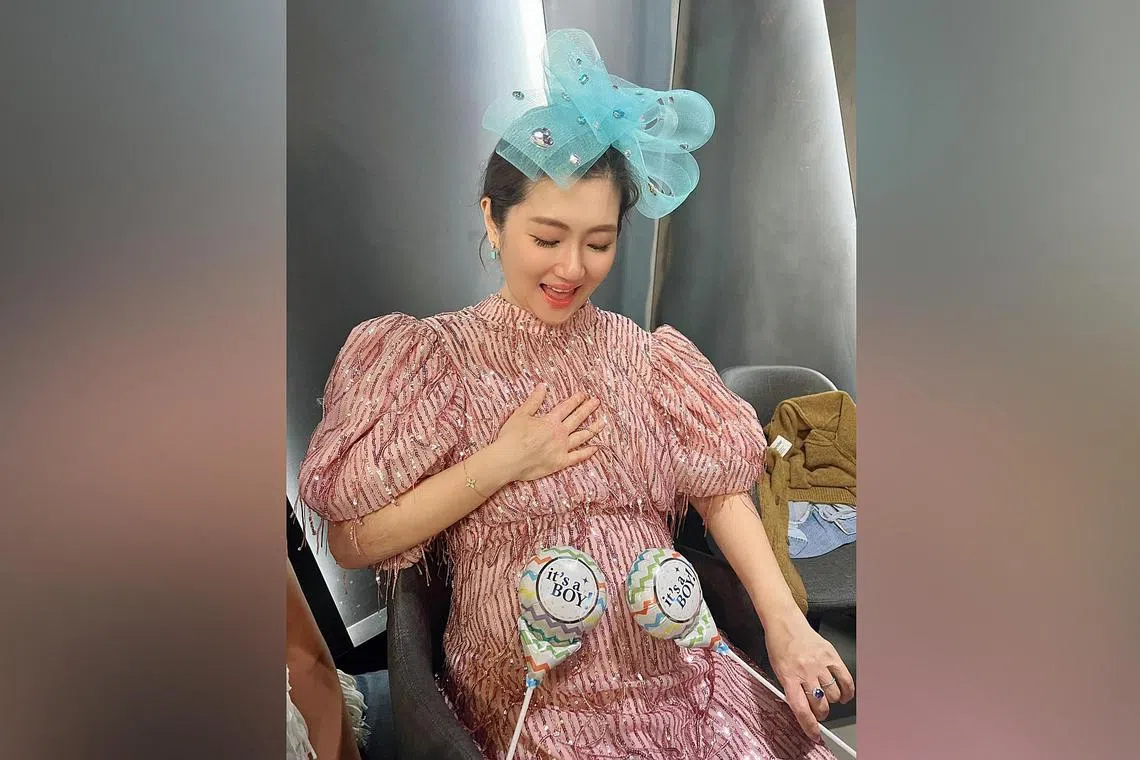 Selina Jen has disclosed that she is expecting a baby boy.