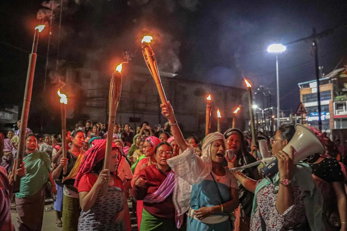 The violence in Manipur was sparked by a dispute over access to government jobs and other benefits.