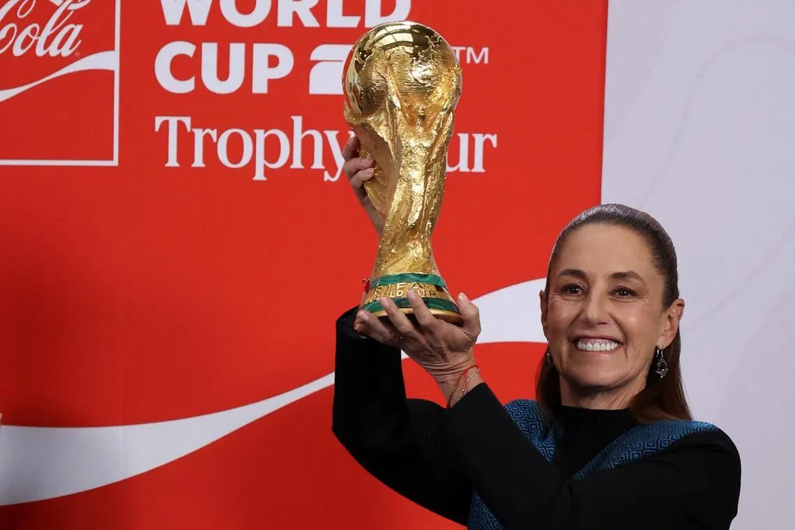 Mexico President Claudia Sheinbaum says her country is open to hosting Iran's World Cup matches, after the Iranian football federation threatened to boycott fixtures in the US.