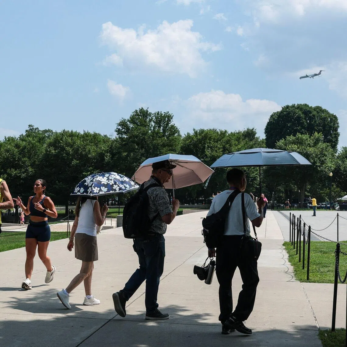From July 2, the US capital Washington is forecast to have three consecutive days above 38 deg C – the highest on July 3, when the mercury could touch 40 deg C.