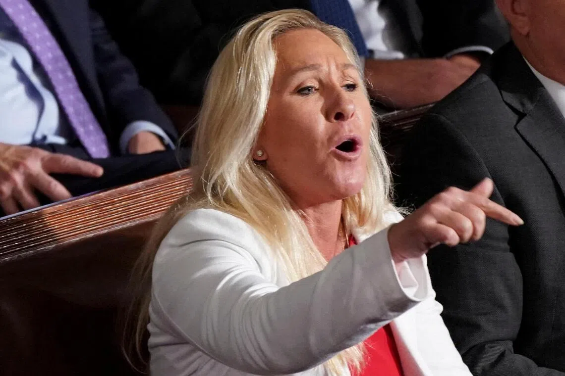 Ms Marjorie Taylor Greene is the first Republican lawmaker to label the Gaza crisis as genocide.