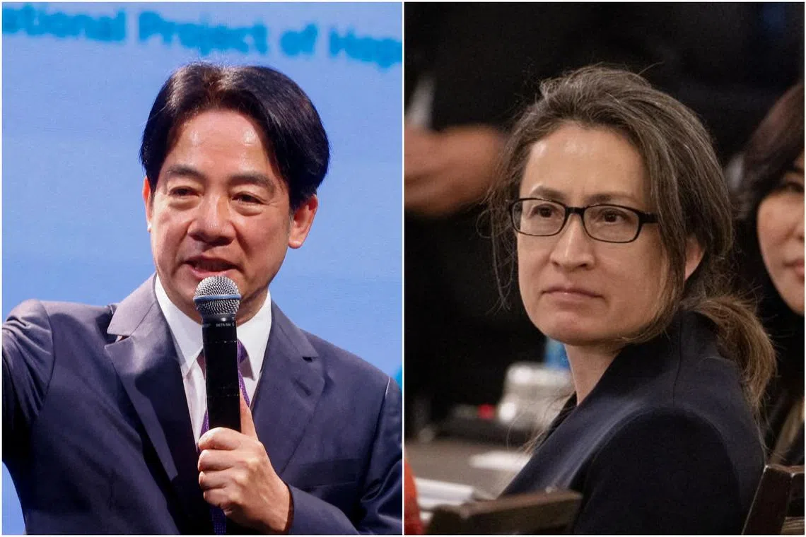 Mr William Lai's running mate, Ms Hsiao Bi-khim, had been Taiwan's de facto ambassador to the United States since 2020.