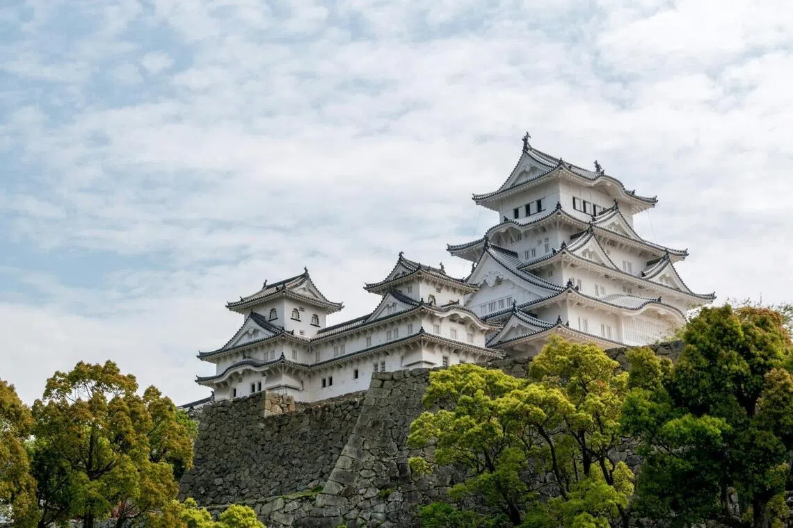 The 17th-century castle in Hyogo Prefecture is also known as the “white heron castle” for its white plastered exterior.