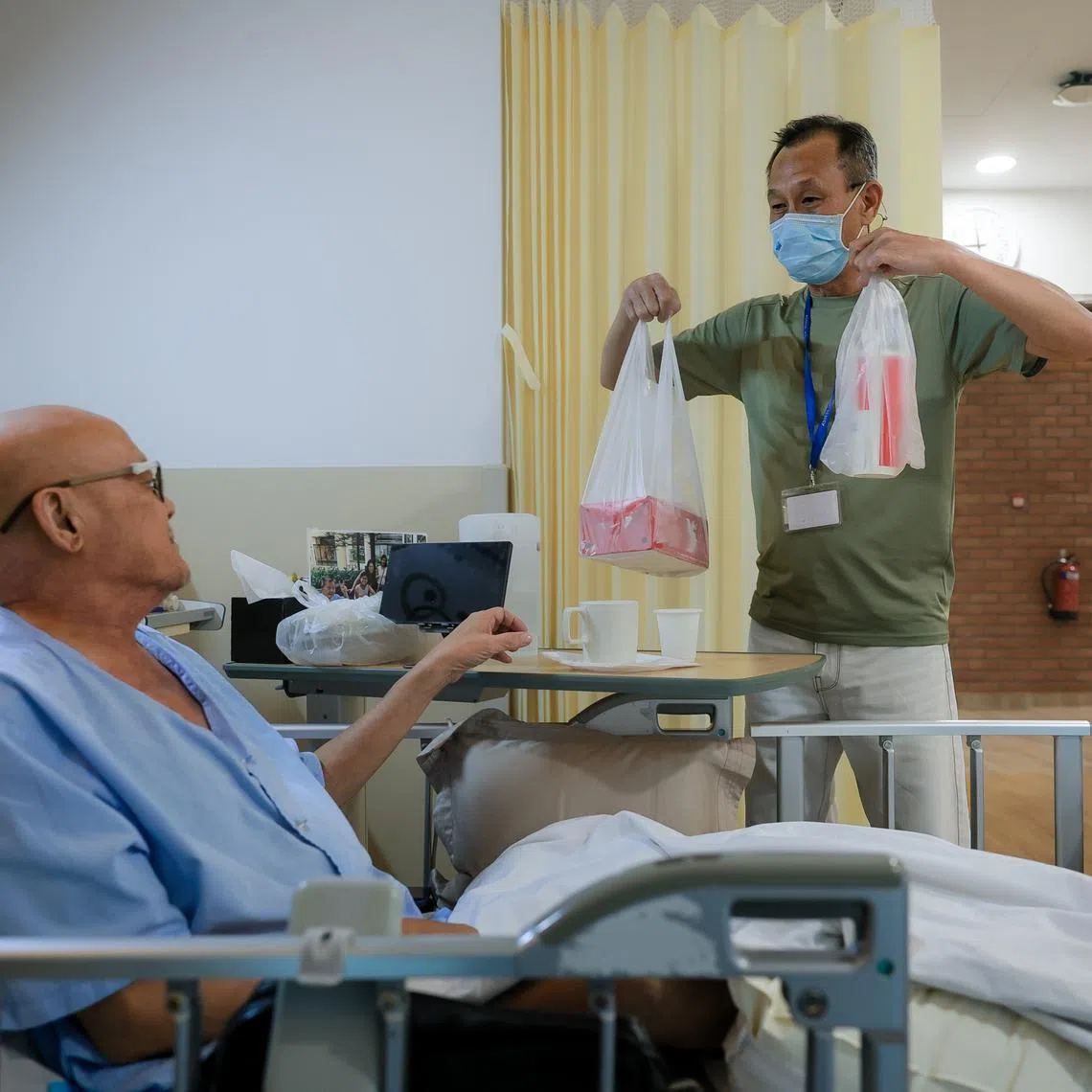 Assisi Hospice's Food Buddy programme gives patients a chance to request certain dishes.