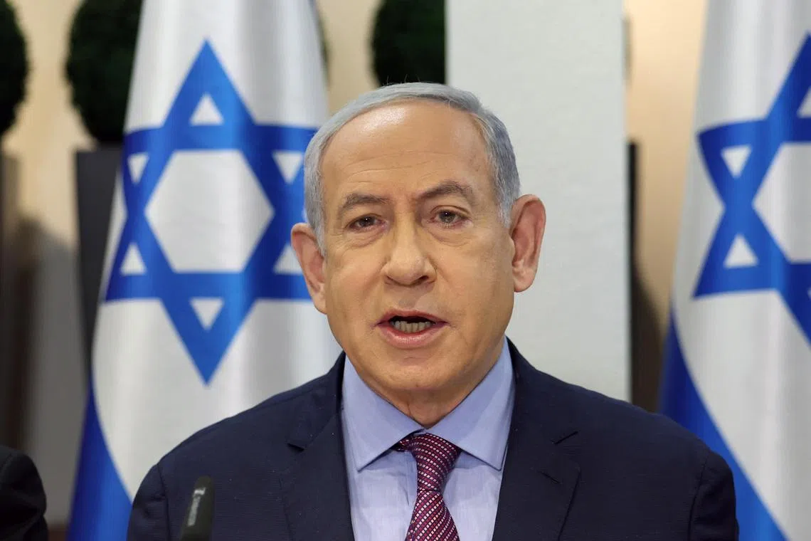 PM Benjamin Netanyahu rejected South Africa’s charge that Israel was committing “genocidal” acts in Gaza.