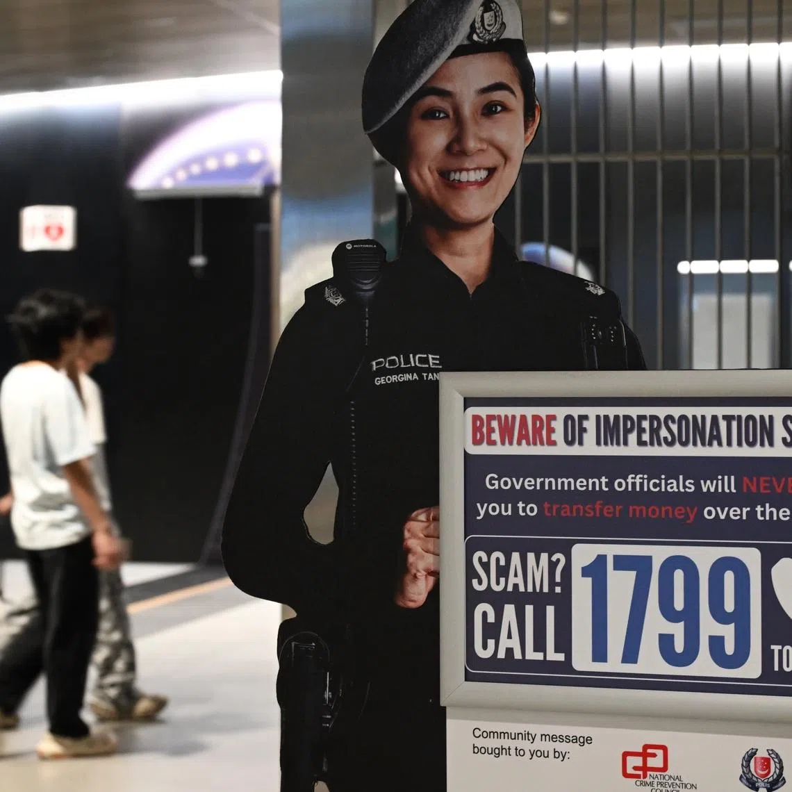 Victims would receive unsolicited calls, messages or e-mails from unknown people posing as staff from banks. 