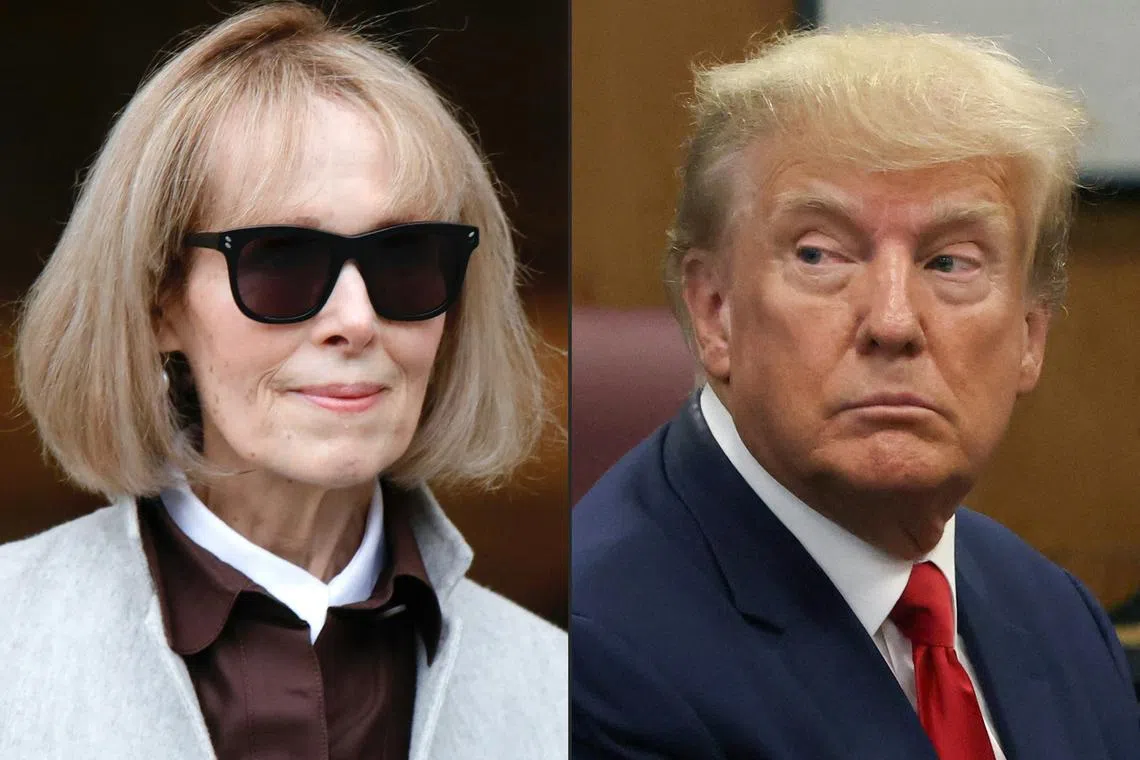Trump filed his counterclaim in a second defamation lawsuit by Carroll, where she is seeking at least US$10 million.