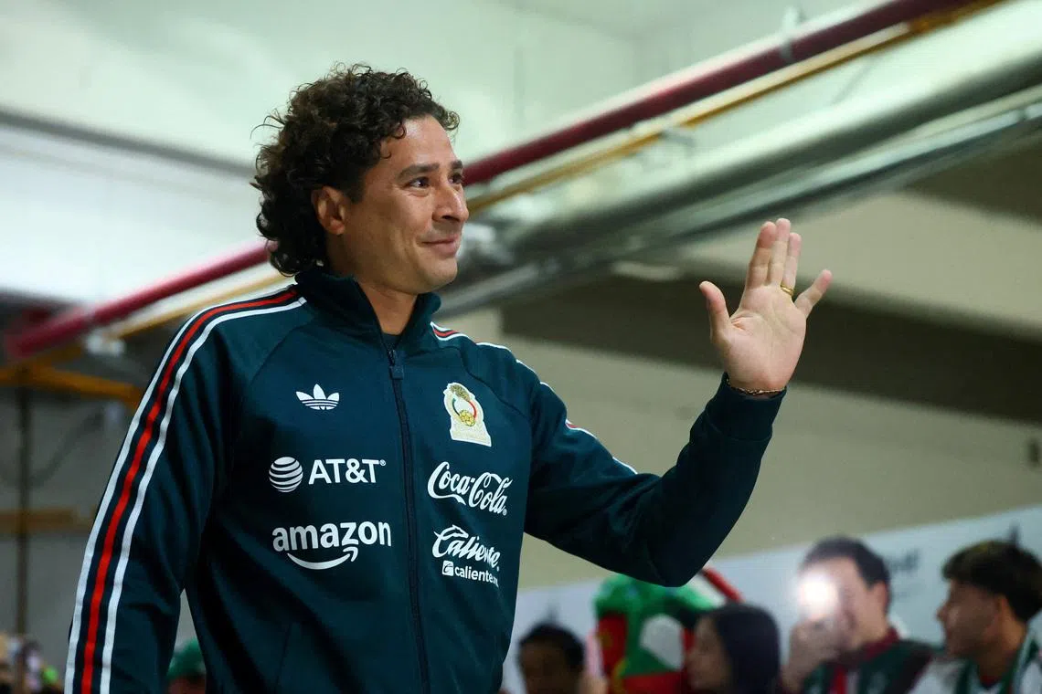 FILE PHOTO: Soccer Football - International Friendly - Mexico v Portugal - Estadio Ciudad de Mexico, Mexico City, Mexico - March 28, 2026 Mexico's Guillermo Ochoa arrives before the match REUTERS/Eloisa Sanchez/File Photo