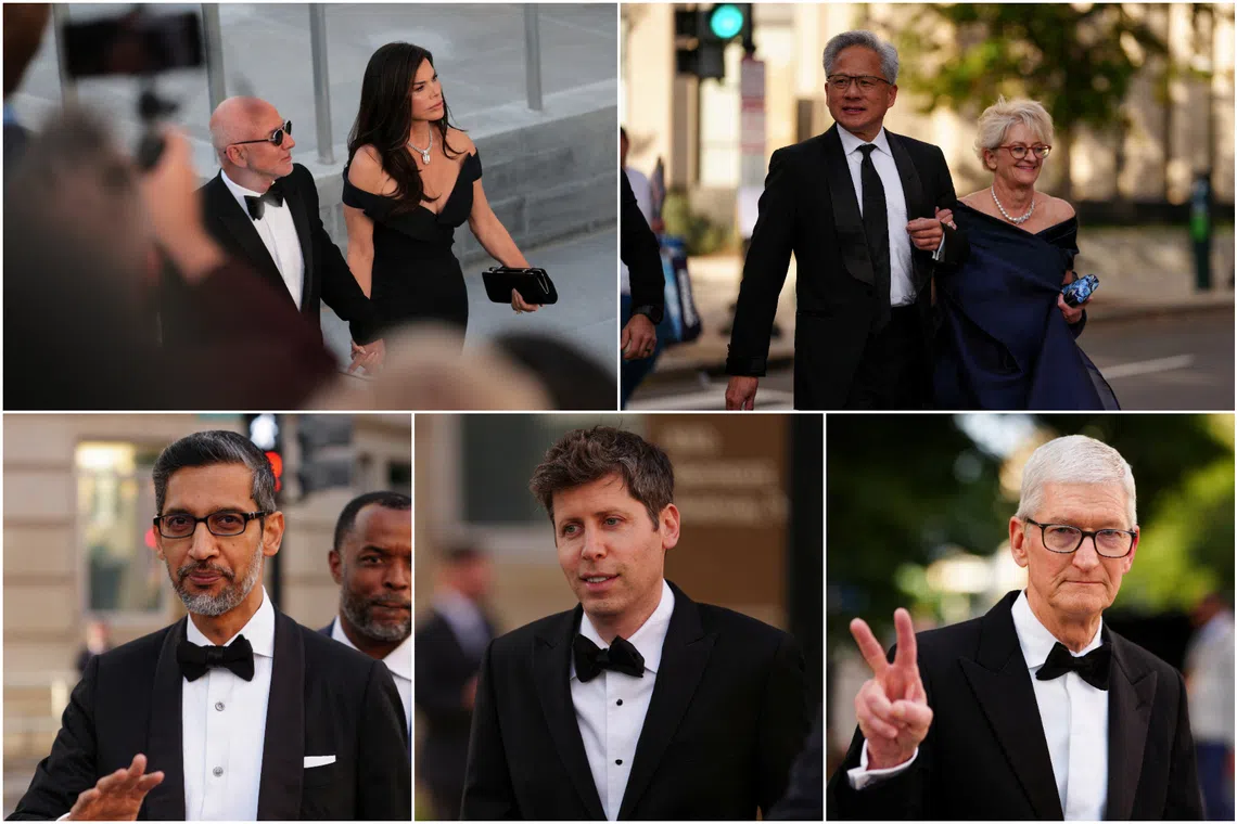 Tech titans will mingle with Trump and Xi at state dinner