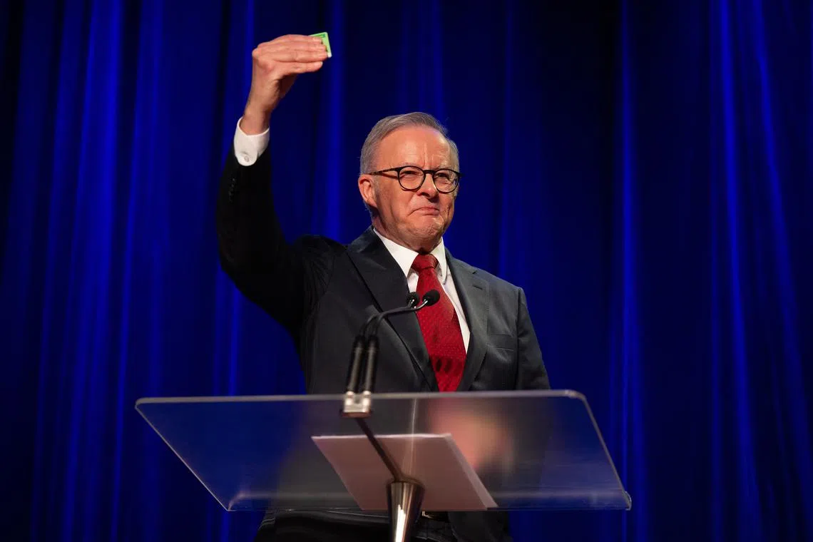 Prime Minister Anthony Albanese's Labor Party appeared likely to expand its majority in Parliament to at least 85 seats from 77.