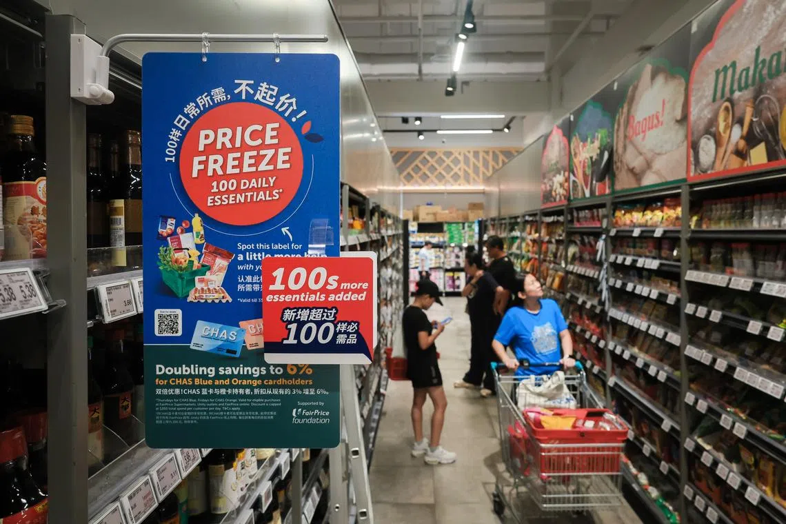 FairPrice expands price freeze to cover more than 300 staple products, up from 100