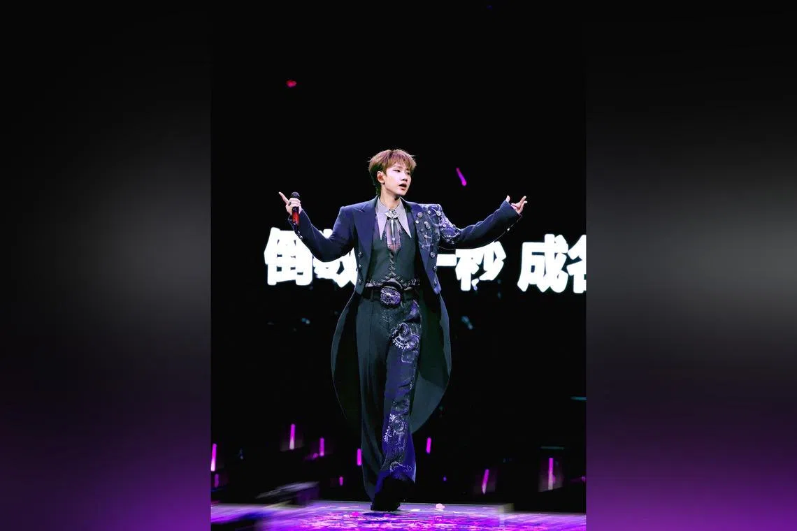 Chinese singer Silence Wang performed three sold-out concerts on his first Singapore tour.