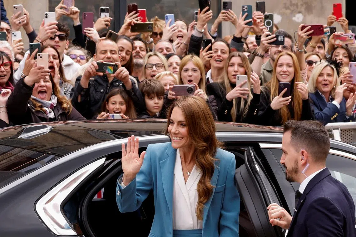 Britain's Catherine, Princess of Wales, underwent abdominal surgery at the London Clinic in January 2024.