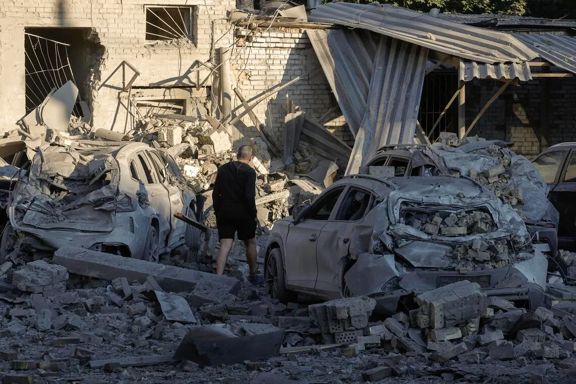 Russian airstrikes killed 17 people and injured more than 40 in the Ukrainian capital, Kyiv, and its surrounding region on Aug 20.
