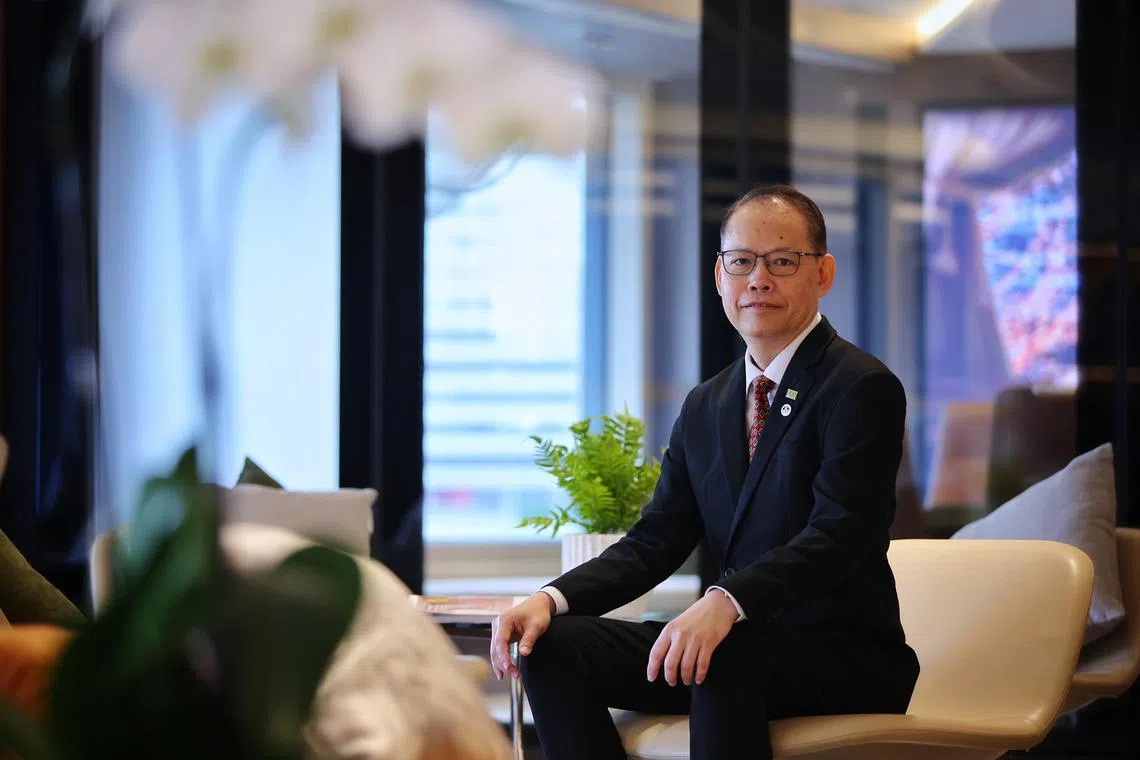 ST20231211_202346869093/samoney/Sue Ann/Jason Quah

Ben Fok, president of the Financial Planning Association of Singapore pictured Dec 11, 2023.