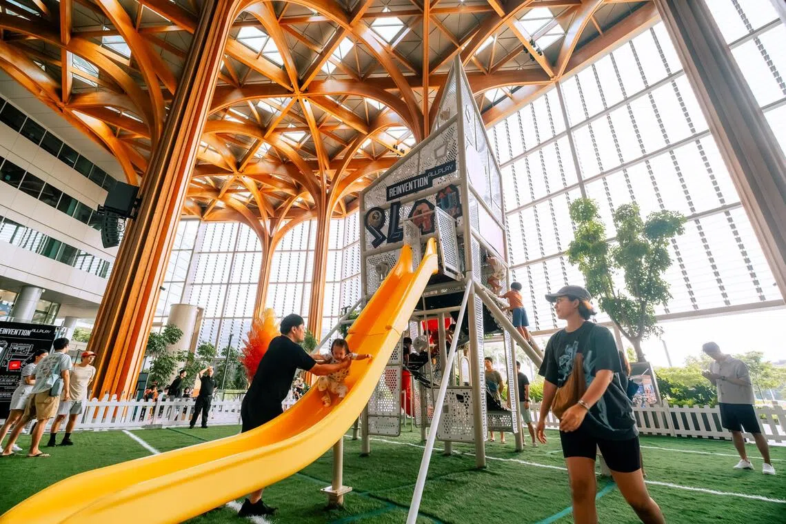 Singapore Science Park is reborn as a “cathedral” of play.