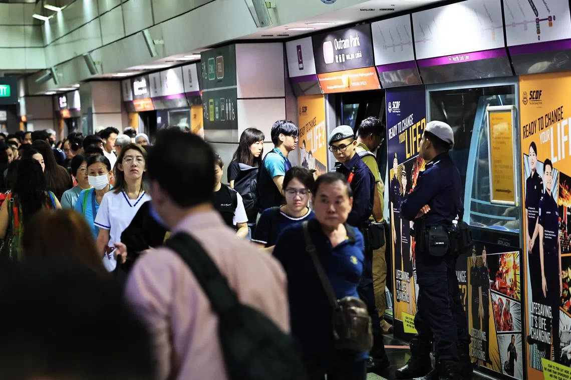 Commuters have said that they experienced longer waits and more crowded trains during this period.