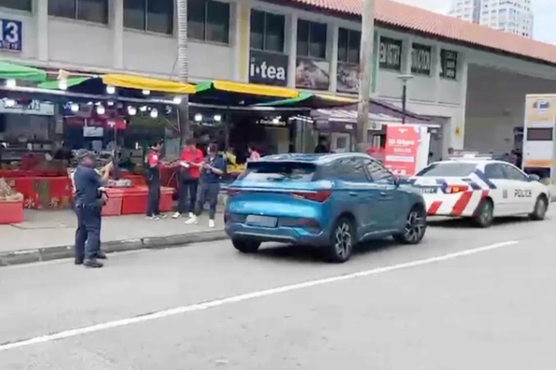 The police and SCDF were alerted to the accident in Bishan Street 13 on April 20 at 9.50am.