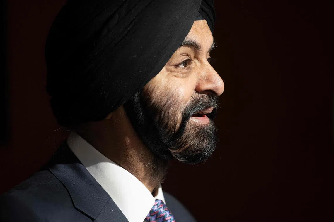 World Bank President Ajay Banga speaks during an interview with AFP at the World Bank Headquarters in Washington, DC, on January 3, 2024. The World Bank is working to slash how long it takes to get projects off the ground as part of a push to both speed up and scale up the 79-year-old development lender, its president told AFP on January 3.
It currently takes 27 months, on average, before "the first dollar goes out the door," Ajay Banga said in an interview from his light-filled office in Bank's headquarters close to the White House in Washington. (Photo by Jim WATSON / AFP)