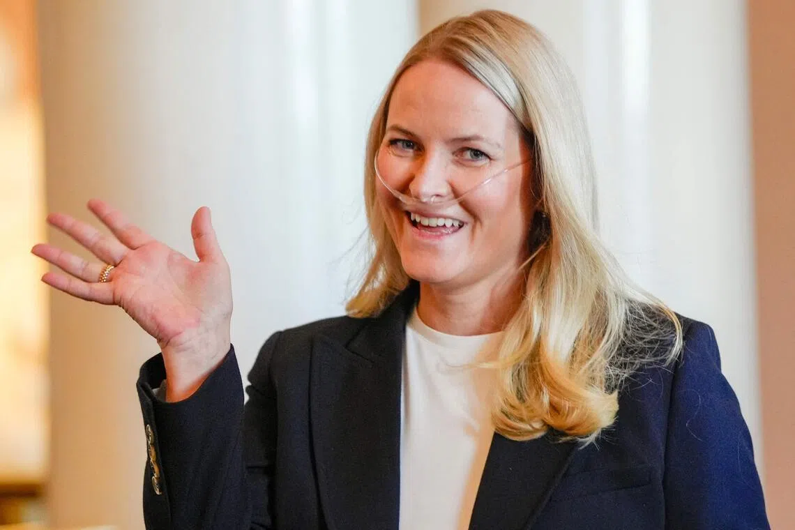 Crown Princess Mette-Marit of Norway was diagnosed with pulmonary fibrosis in 2018.