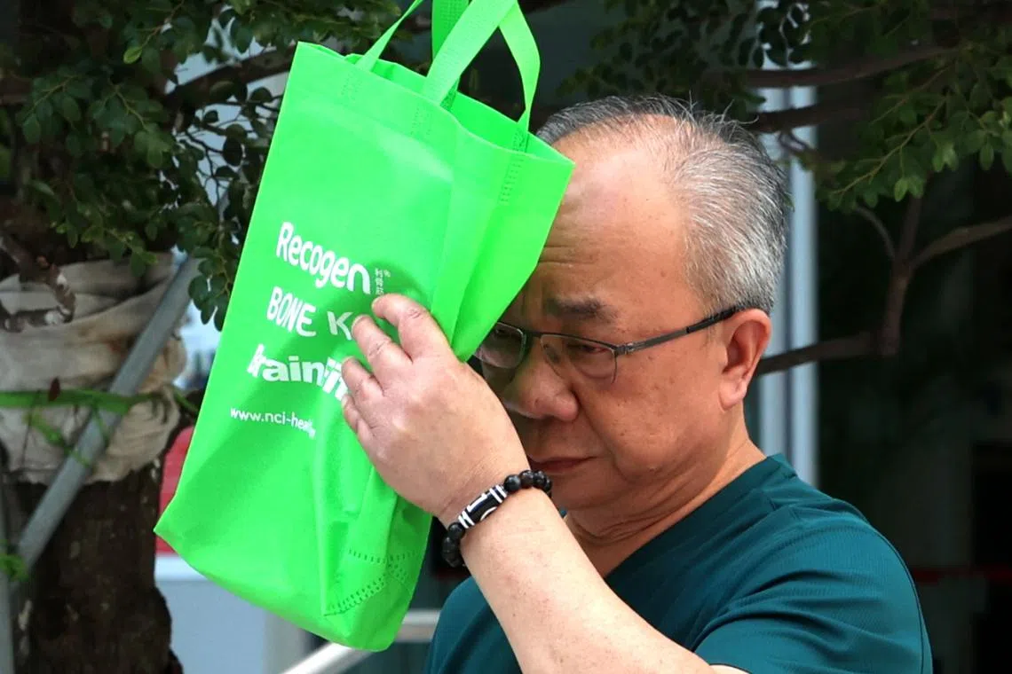 Chua Soon Huat used the money to fund his personal expenses, including his Grab car rental and multiple visits to a masseuse.